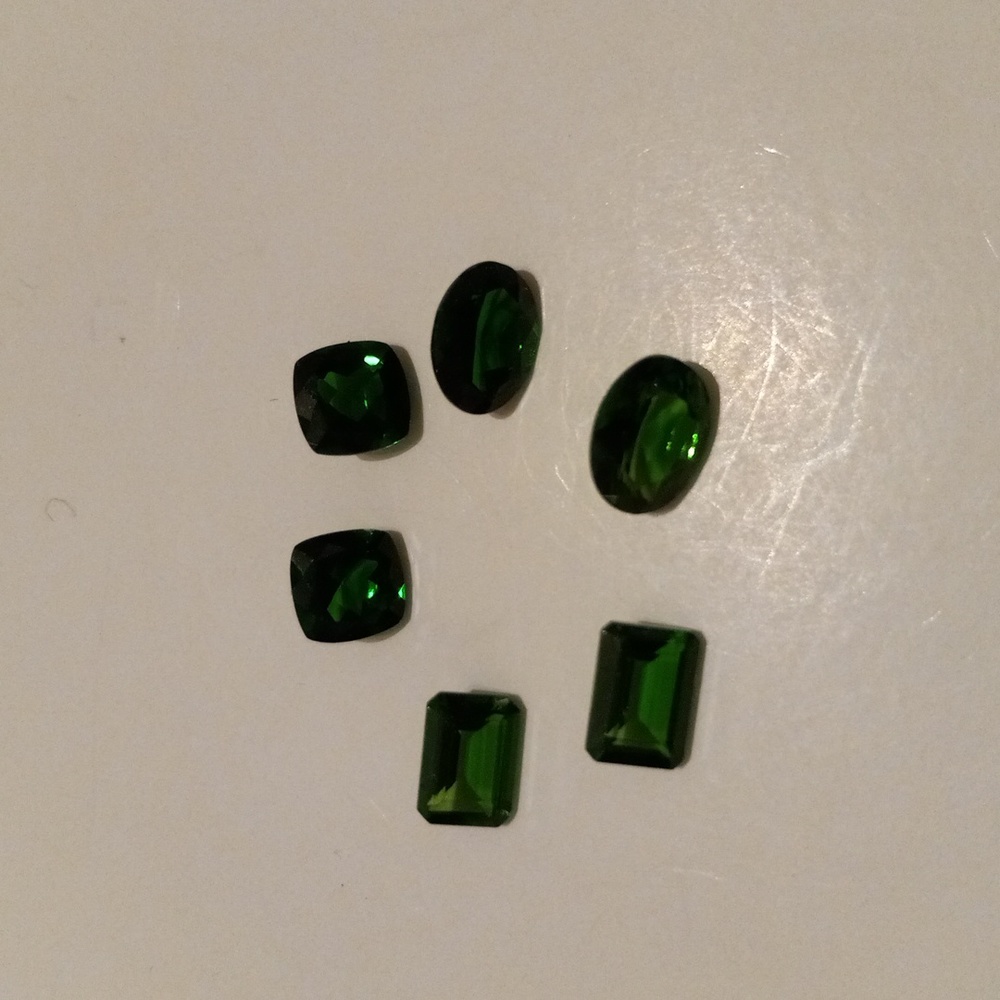 Chrome Diopside Loose Gemstones.